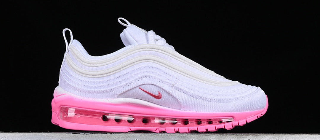 Nike Air Max 97 Design-Inspired — "White Laser Pink" Custom Tribute AM97-WHTPNK-046