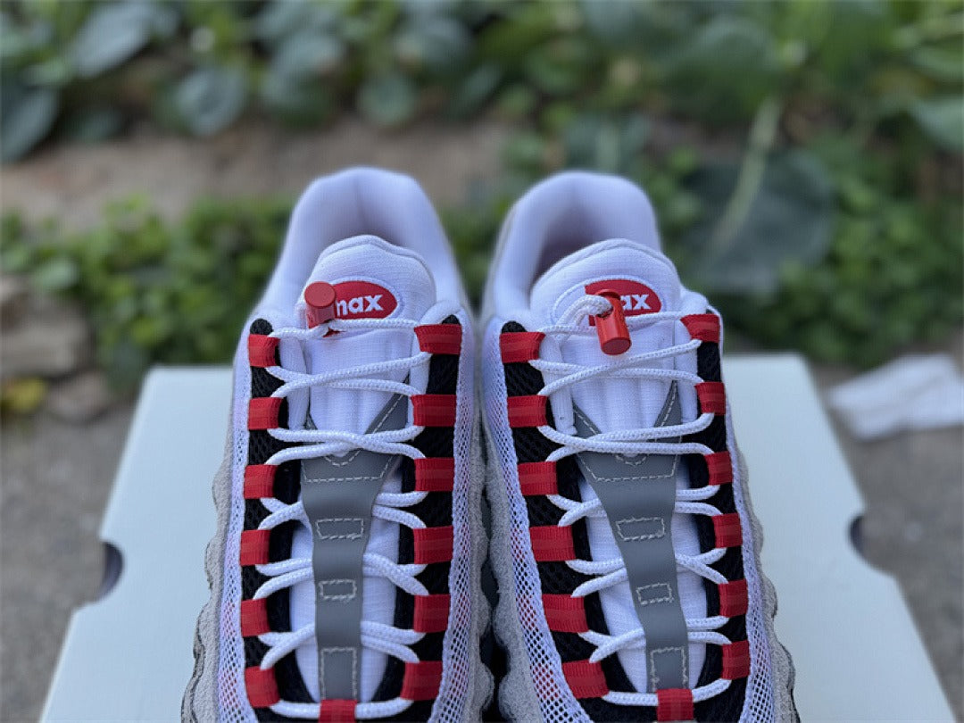 Nike Air Max 95 – Design-Inspired "Undefeated Grey Red" Custom Tribute Build AM95-UNDFTD-010