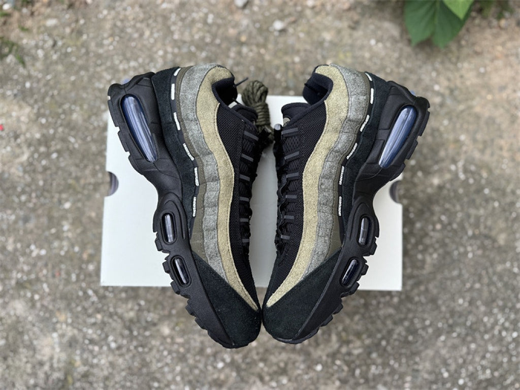 Nike Air Max 95 – Design-Inspired "Undefeated Black Olive" Custom Tribute Build AM95-UNDFTD-013