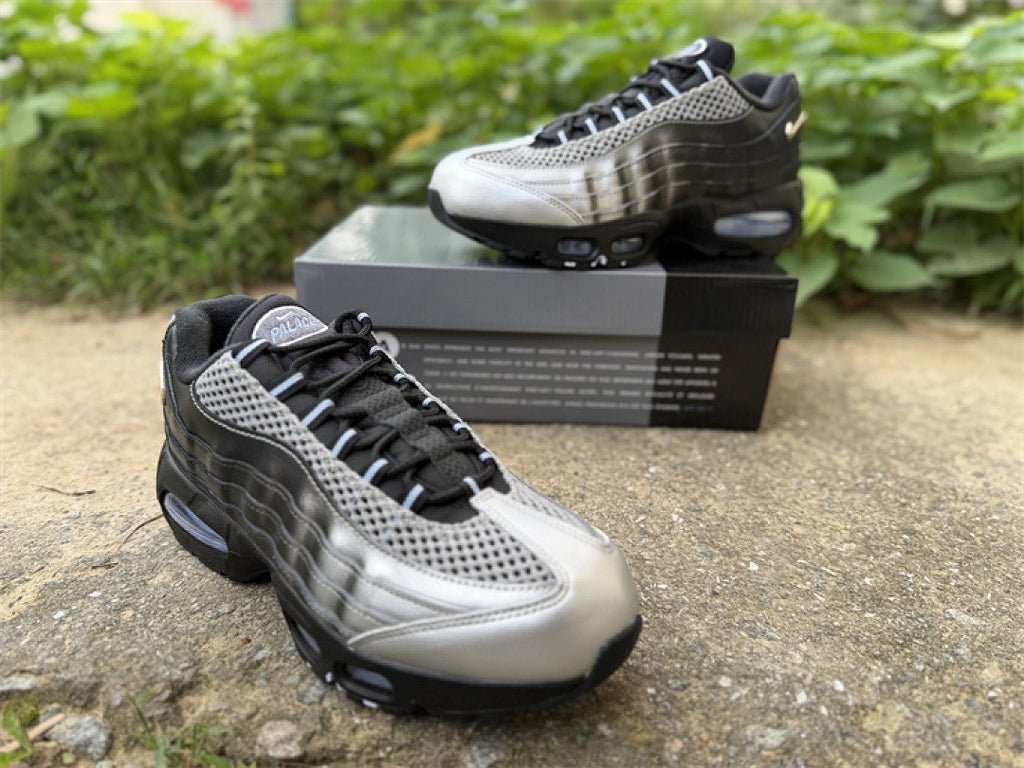 Nike Air Max 95 – Design-Inspired "Palace Black Silver" Custom Tribute Build AM95-PALACE-003