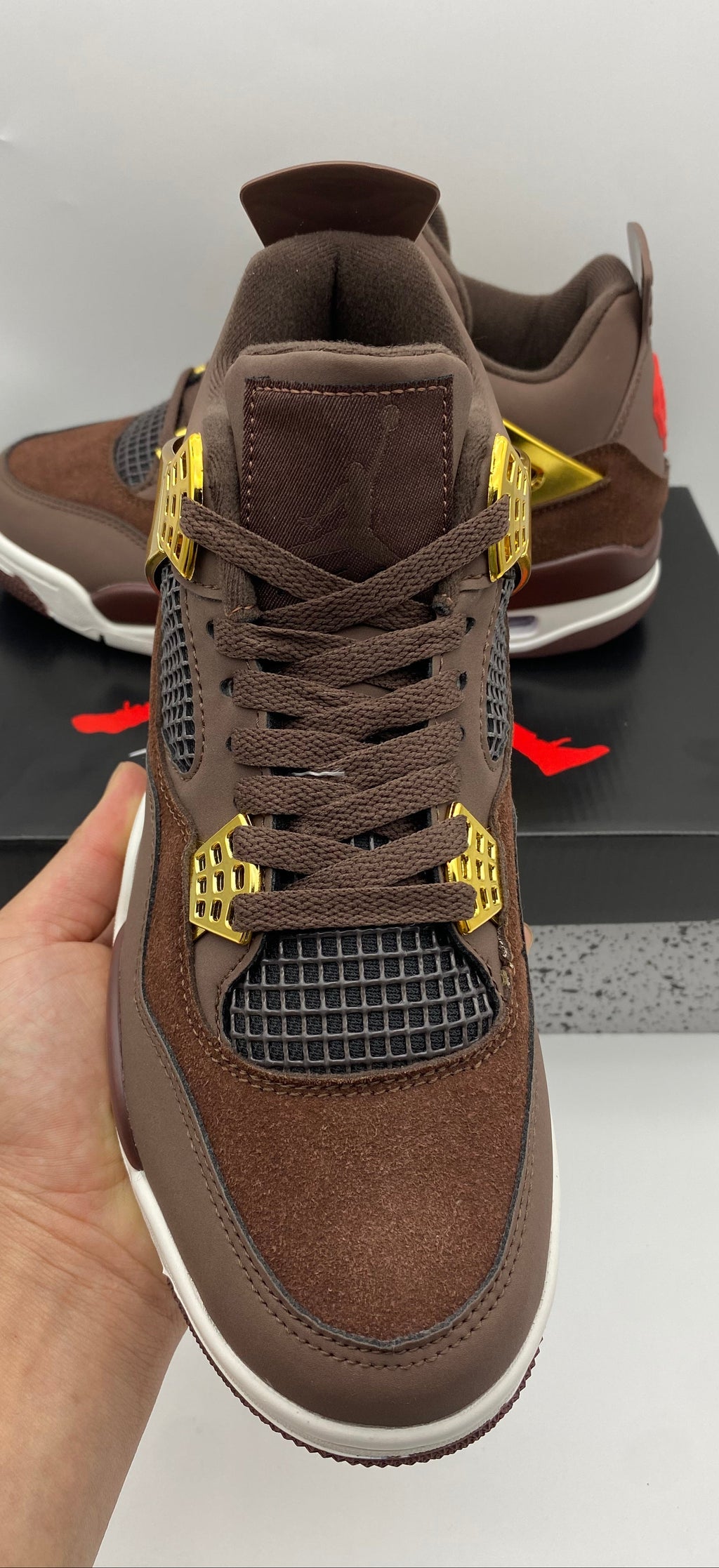 Jordan 4 – Design‑Inspired "Bin 23 Suede" Custom Fantasy Build AJ4‑BIN23‑SUEDE‑472