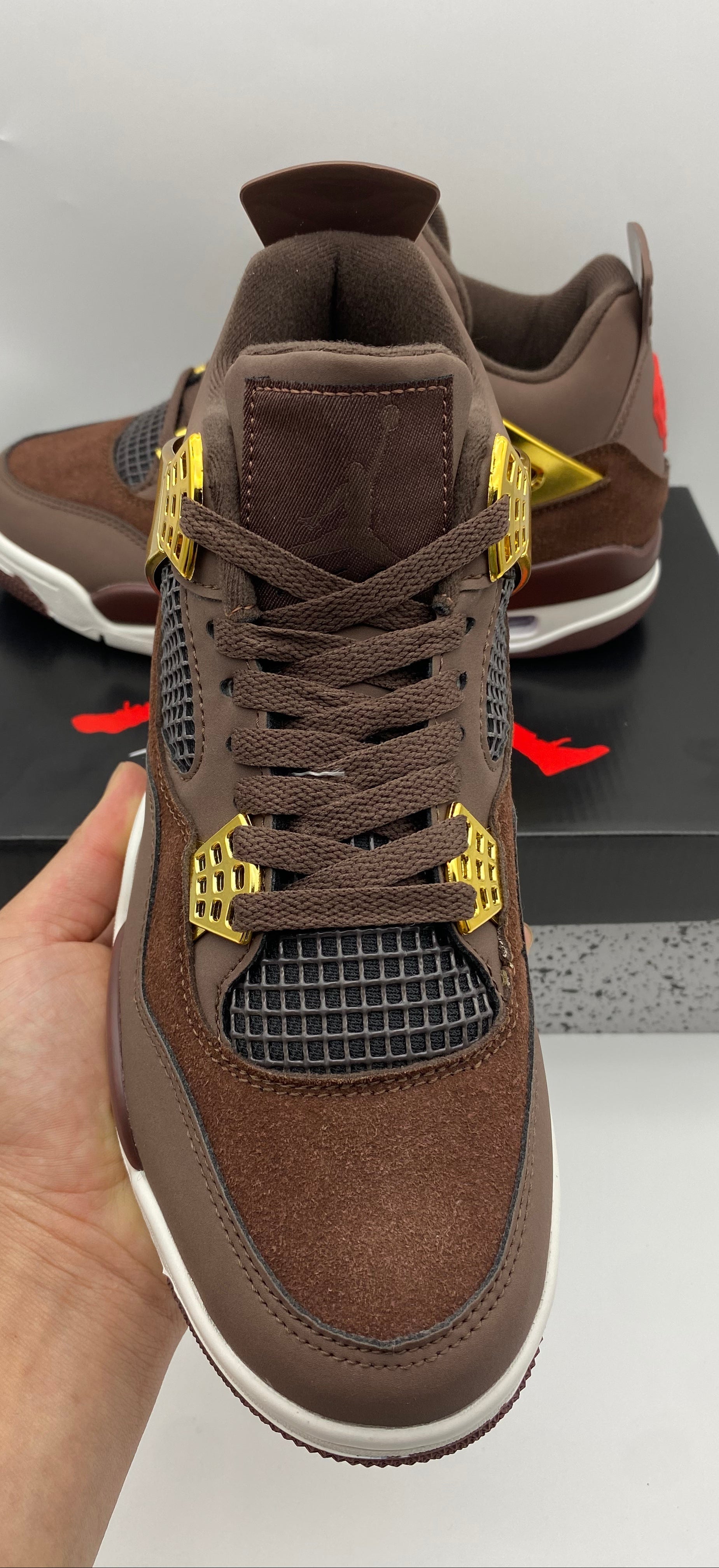 Jordan 4 – Design‑Inspired "Bin 23 Suede" Custom Fantasy Build AJ4‑BIN23‑SUEDE‑472