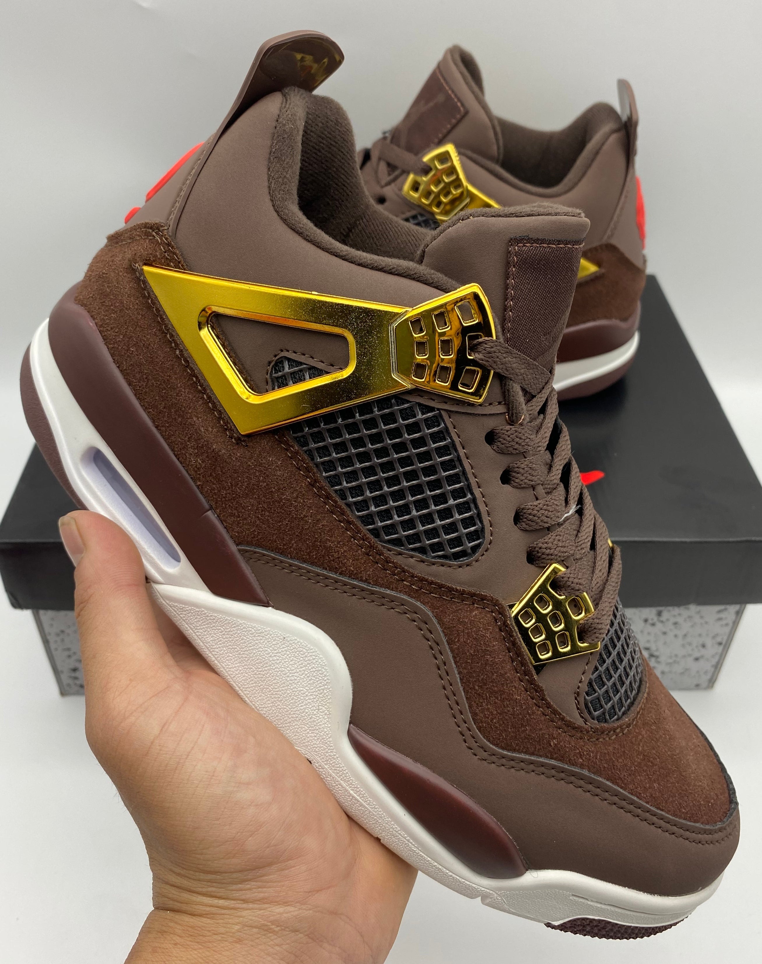 Jordan 4 – Design‑Inspired "Bin 23 Suede" Custom Fantasy Build AJ4‑BIN23‑SUEDE‑472