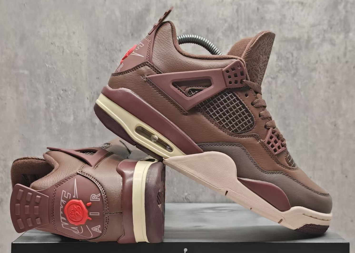 Jordan 4 – Design‑Inspired "Bin 23" Custom Fantasy Build AJ4‑BIN23‑LTHR‑471