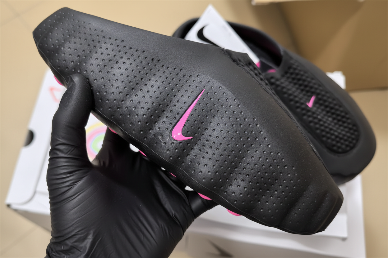 Black Pink Slide - Top View