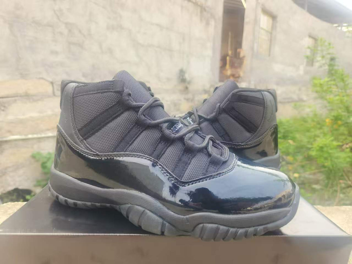 Jordan 11 Design-Inspired - "Black Cat" - AJ11-BLKCAT-1147