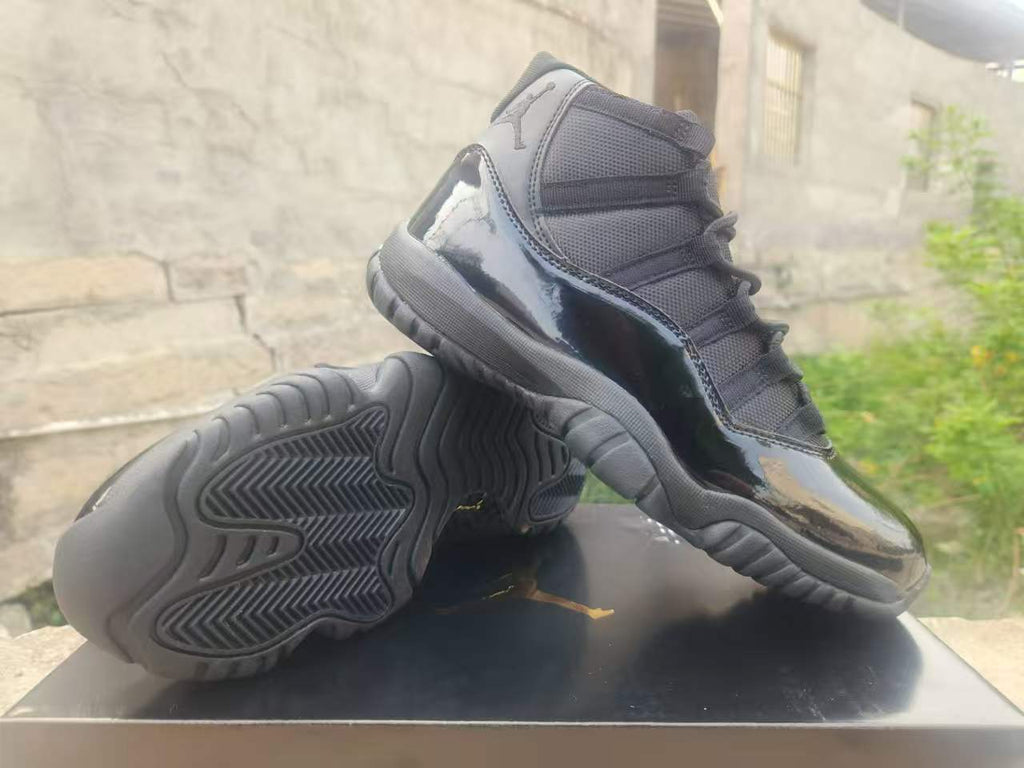 Jordan 11 Design-Inspired - "Black Cat" - AJ11-BLKCAT-1147
