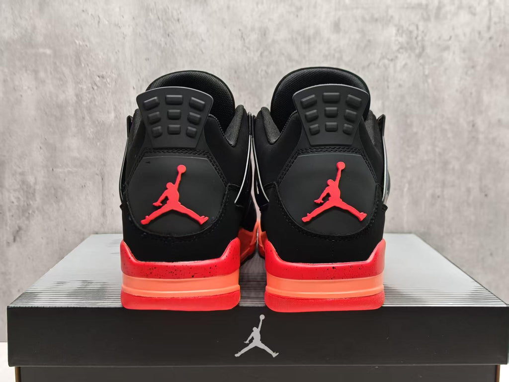 451 — Jordan 4 “Black &amp; Infrareds” — Tribute Custom