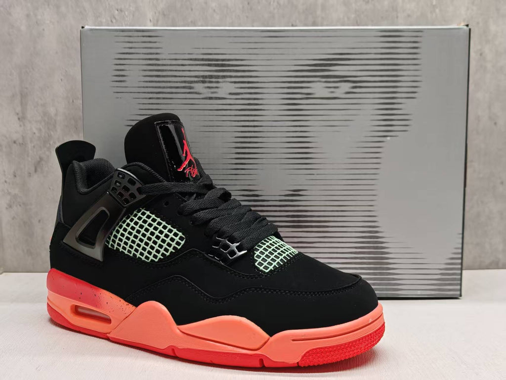 451 — Jordan 4 “Black &amp; Infrareds” — Tribute Custom