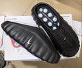 Nike Mind 001 Slides — Design‑Inspired Footwear: Black/Carolina Blue