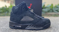 Jordan 5 – Design‑Inspired "Black Cats" Custom Tribute Build AJ5‑BLKCAT‑529