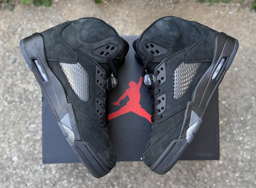 Jordan 5 – Design‑Inspired "Black Cats" Custom Tribute Build AJ5‑BLKCAT‑529