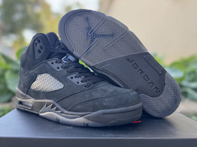 Jordan 5 – Design‑Inspired "Black Cats" Custom Tribute Build AJ5‑BLKCAT‑529