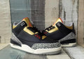 324 — Jordan 3 “Black &amp; Gold Cement” — Custom Tribute