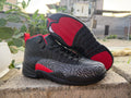 Jordan 12 - Design‑Inspired “Black - Elephant Print.”  Custom Fantasy Build - AJ12‑BLKELE‑1221