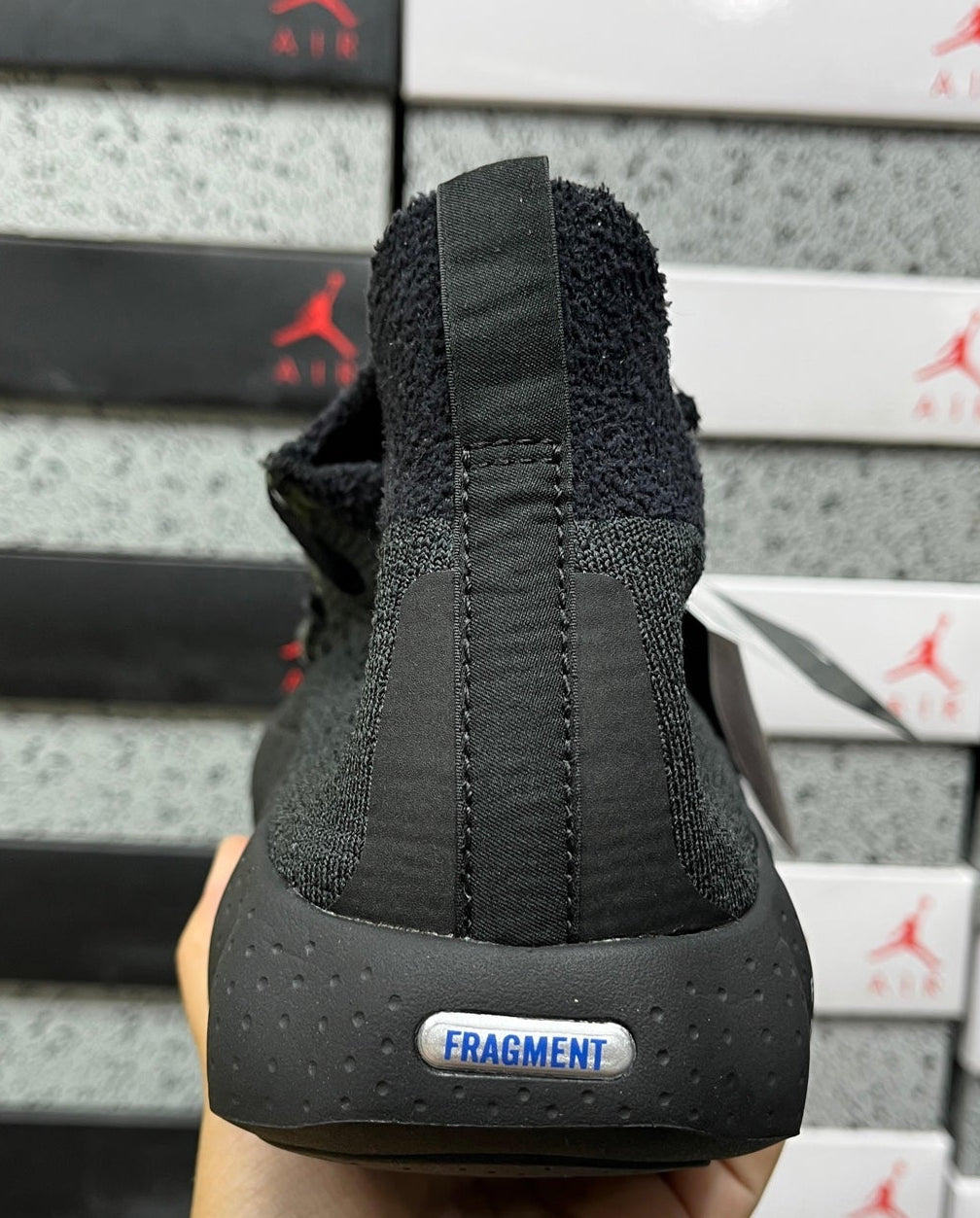 Mind 002 – Sneaker – Design‑Inspired Custom Footwear: Fragment - Black