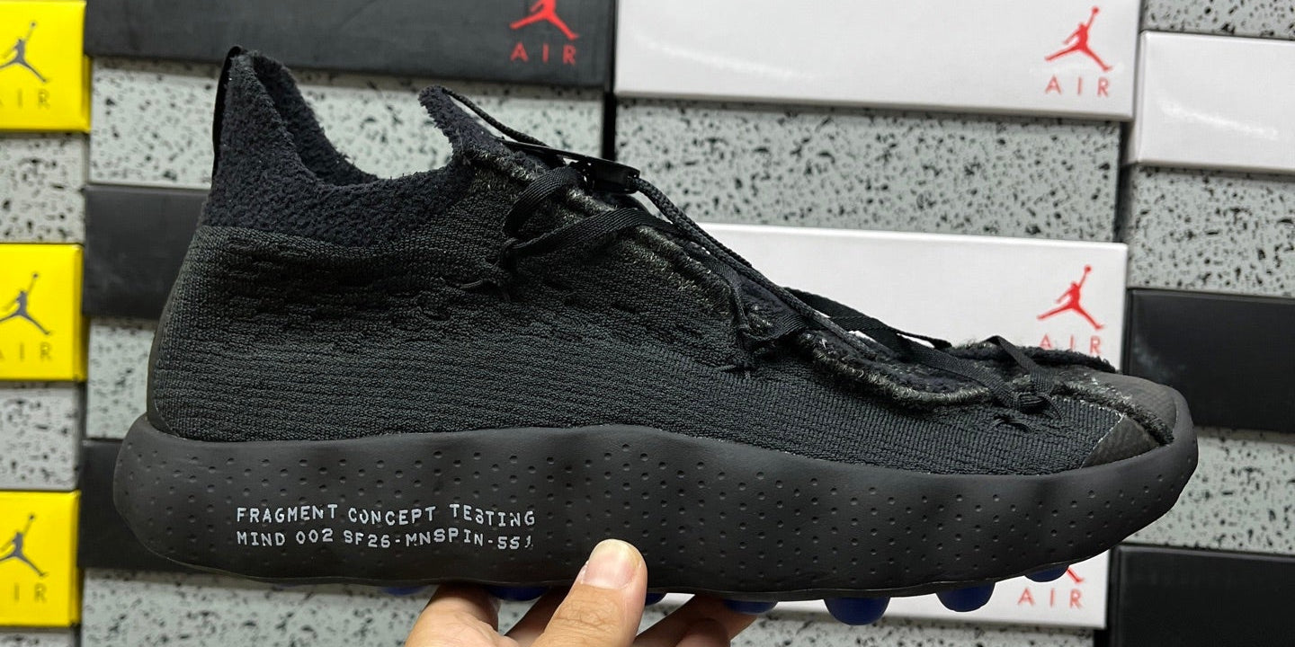 Mind 002 – Sneaker – Design‑Inspired Custom Footwear: Fragment - Black