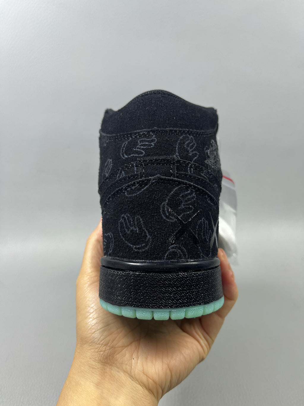 039 — Jordan 1 High “KAWS Grey/Black Glow” — Design‑Inspired