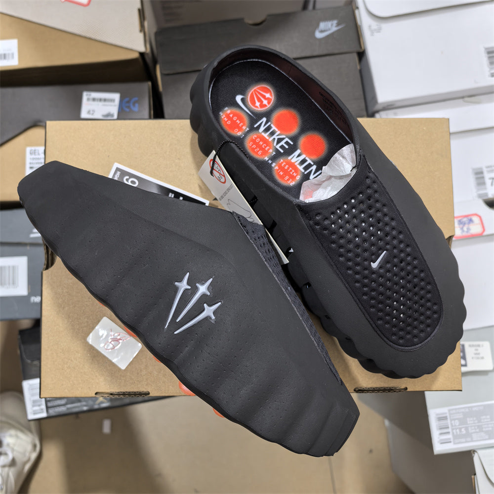 Nike Mind 001 Slides — Design‑Inspired Footwear- NOCTA - Black/ Orange