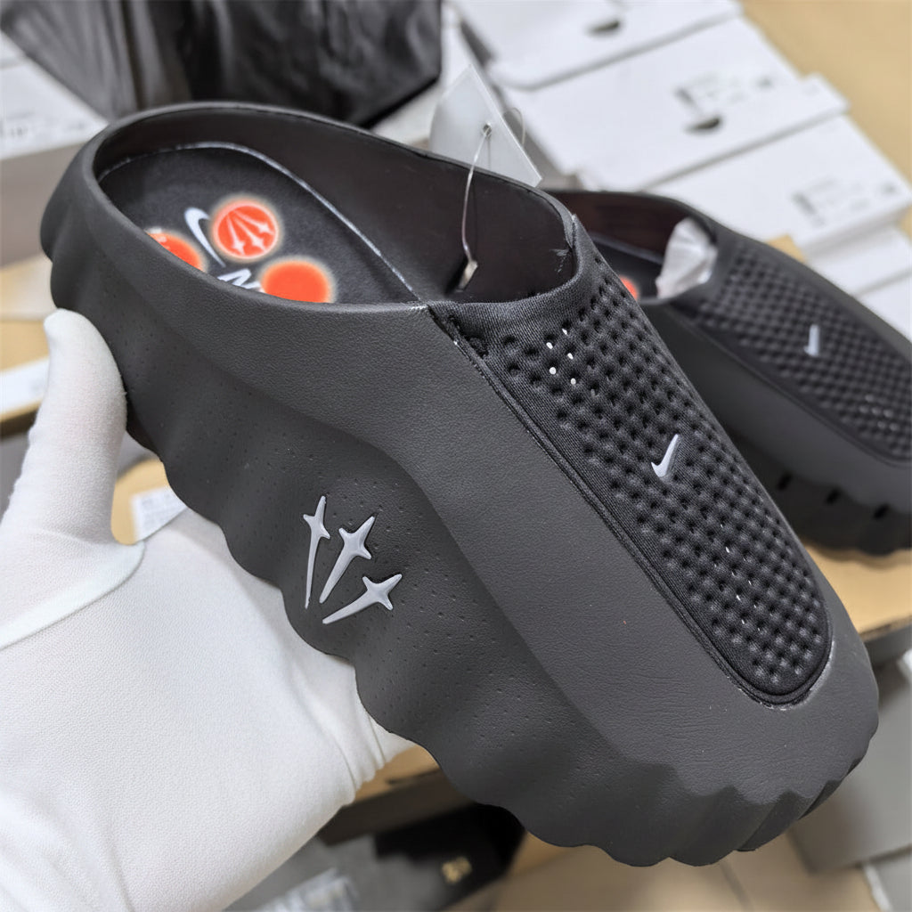 Nike Mind 001 Slides — Design‑Inspired Footwear- NOCTA - Black/ Orange
