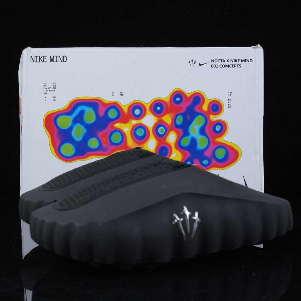 Nike Mind 001 Slides — Design‑Inspired Footwear- NOCTA - Black/Blue
