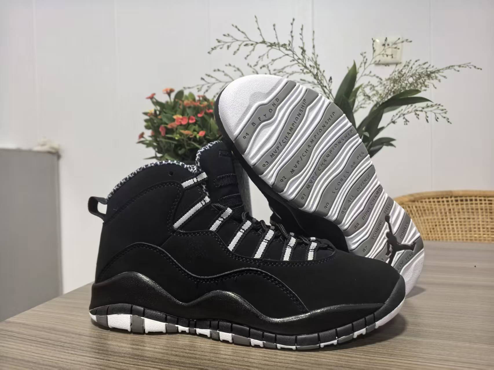 1014 — Jordan 10 “Stealth” — Design‑Inspired
