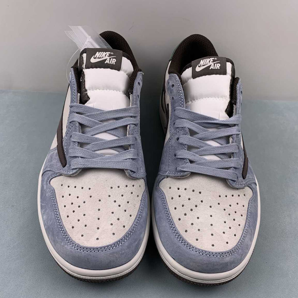 Jordan 1 Low – Design‑Inspired "Travis Scott Cool Tone Mix" Custom Fantasy Build TS‑JRDNS‑049