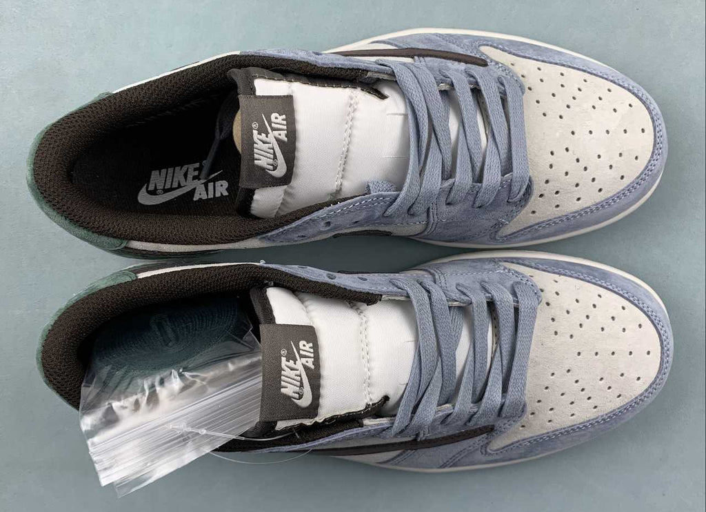 Jordan 1 Low – Design‑Inspired "Travis Scott Cool Tone Mix" Custom Fantasy Build TS‑JRDNS‑049
