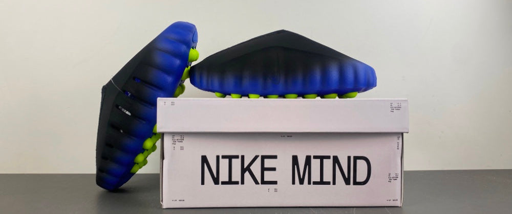 Nike Mind 001 Slides — Design‑Inspired Footwear: Blue Volt