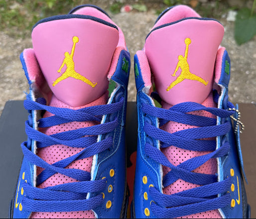 Jordan 3 – Design‑Inspired "Brazils" Custom Tribute Build AJ3‑BRZL‑345