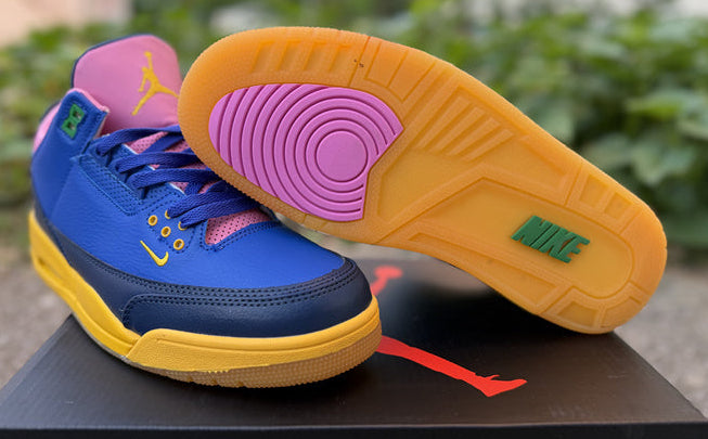 Jordan 3 – Design‑Inspired "Brazils" Custom Tribute Build AJ3‑BRZL‑345