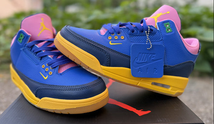 Jordan 3 – Design‑Inspired "Brazils" Custom Tribute Build AJ3‑BRZL‑345