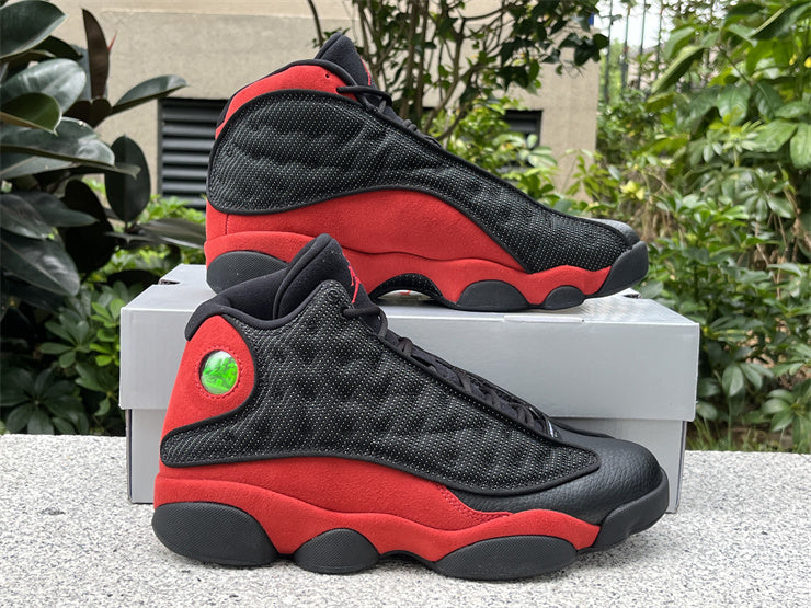 Jordan 13 Design-Inspired - "Bred" "Black & Red" Custom Tribute - AJ13-BREDS-1306