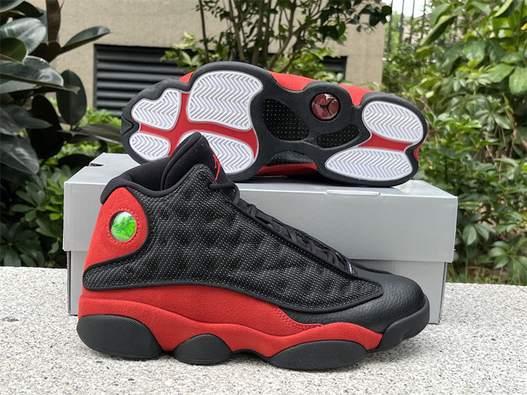 Jordan 13 Design-Inspired - "Bred" "Black & Red" Custom Tribute - AJ13-BREDS-1306