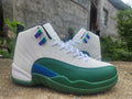 Jordan 12 Design-Inspired - "Bucks" "White & Green" Custom Tribute - AJ12-BCKS-1226