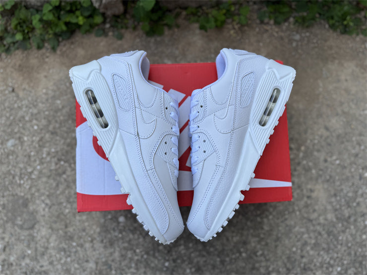 Air Max 90 Design-Inspired - "All White" "White" Custom Tribute - AM90-ALLWHITE-005