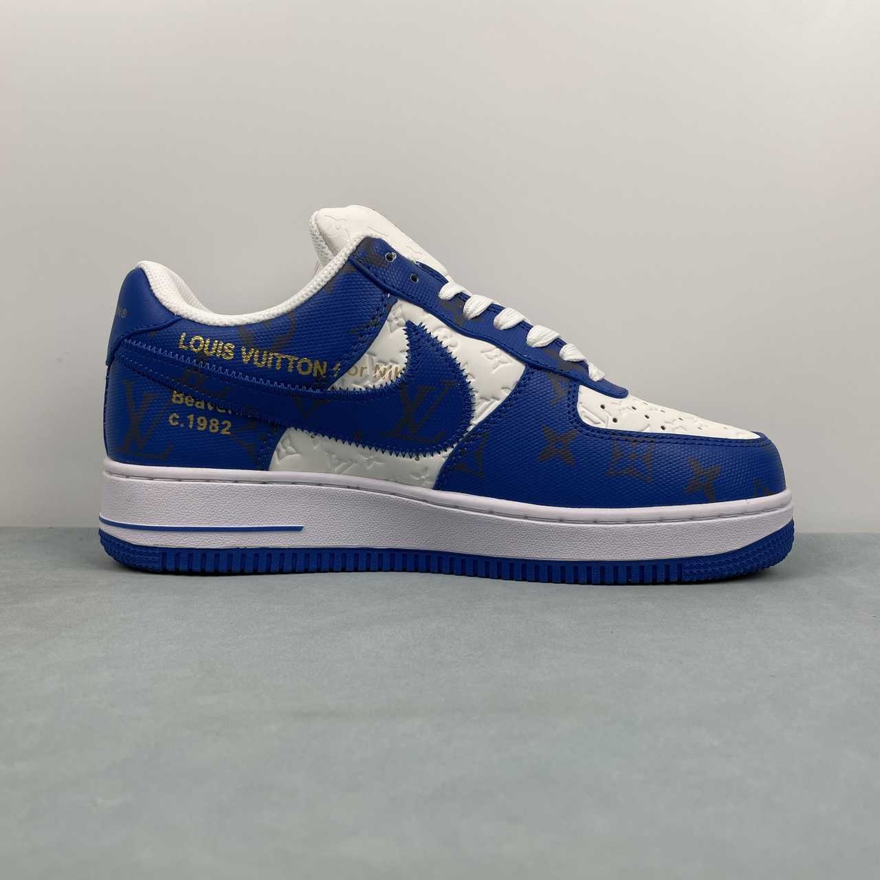 Air Force 1 Low – Design-Inspired “Virgil's: Off‑White" Pack - Grey / Yellow / White / Blue Custom Tribute Build AF1-002