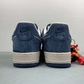 Air Force 1 – Design-Inspired "Navy Suede" Navy/Cream Custom Tribute Build AF1-031