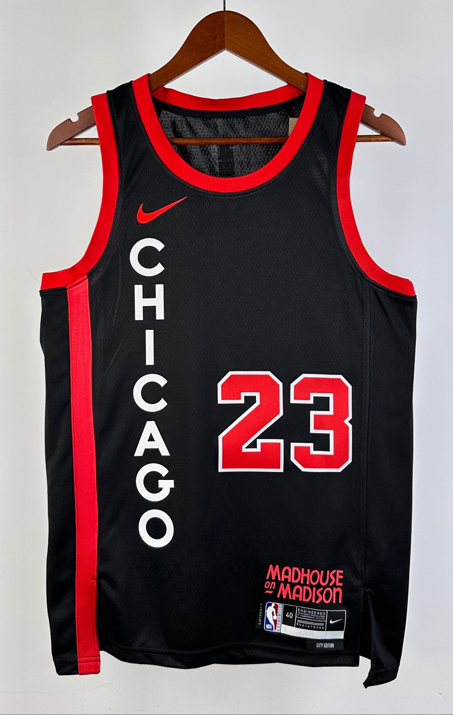 Chicago Bulls — Michael Jordan #23 City Edition Jersey (Black)