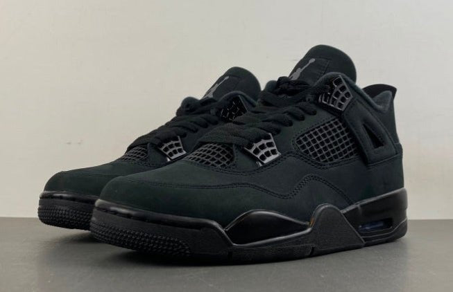 Jordan 4 Design-Inspired - "Black Cats" "2025" - AJ4-BLACKCAT25-403 - Sole Revival and Redemption LLC