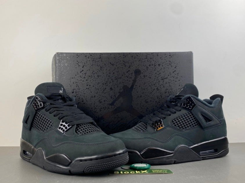 Jordan 4 Design-Inspired - "Black Cats" "2025" - AJ4-BLACKCAT25-403 - Sole Revival and Redemption LLC