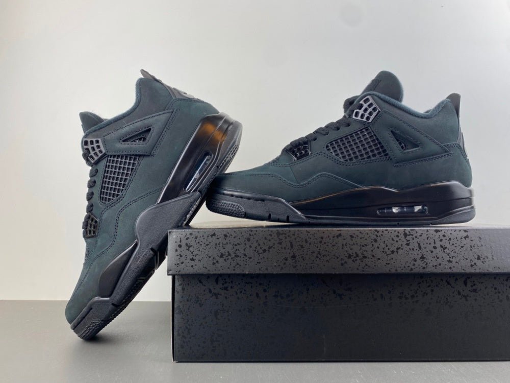 Jordan 4 Design-Inspired - "Black Cats" "2025" - AJ4-BLACKCAT25-403 - Sole Revival and Redemption LLC