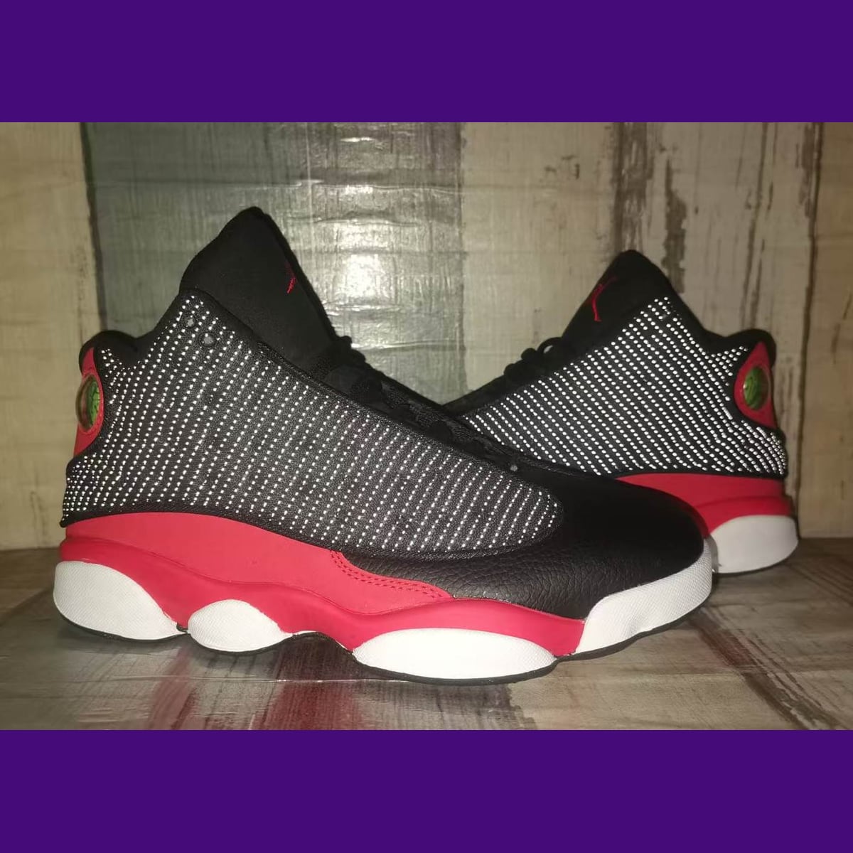 Jordan 13 Design-Inspired - "Chicago-Flints" - AJ13-CHIFLNTS-1316 - Sole Revival and Redemption LLC