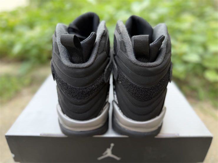 Jordan 8 – Design-Inspired "Black Chrome" Custom Tribute Build AJ8-BLKCHROME-814
