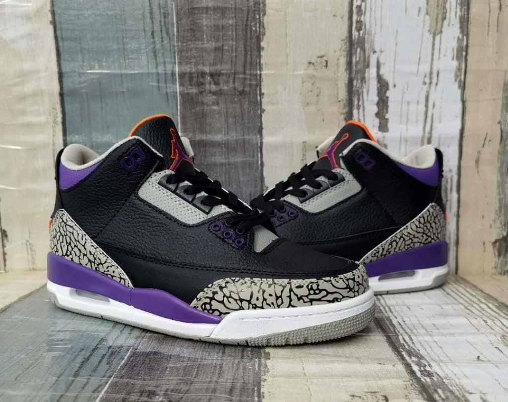 327 — Jordan 3 “Court Purple” — Custom Tribute