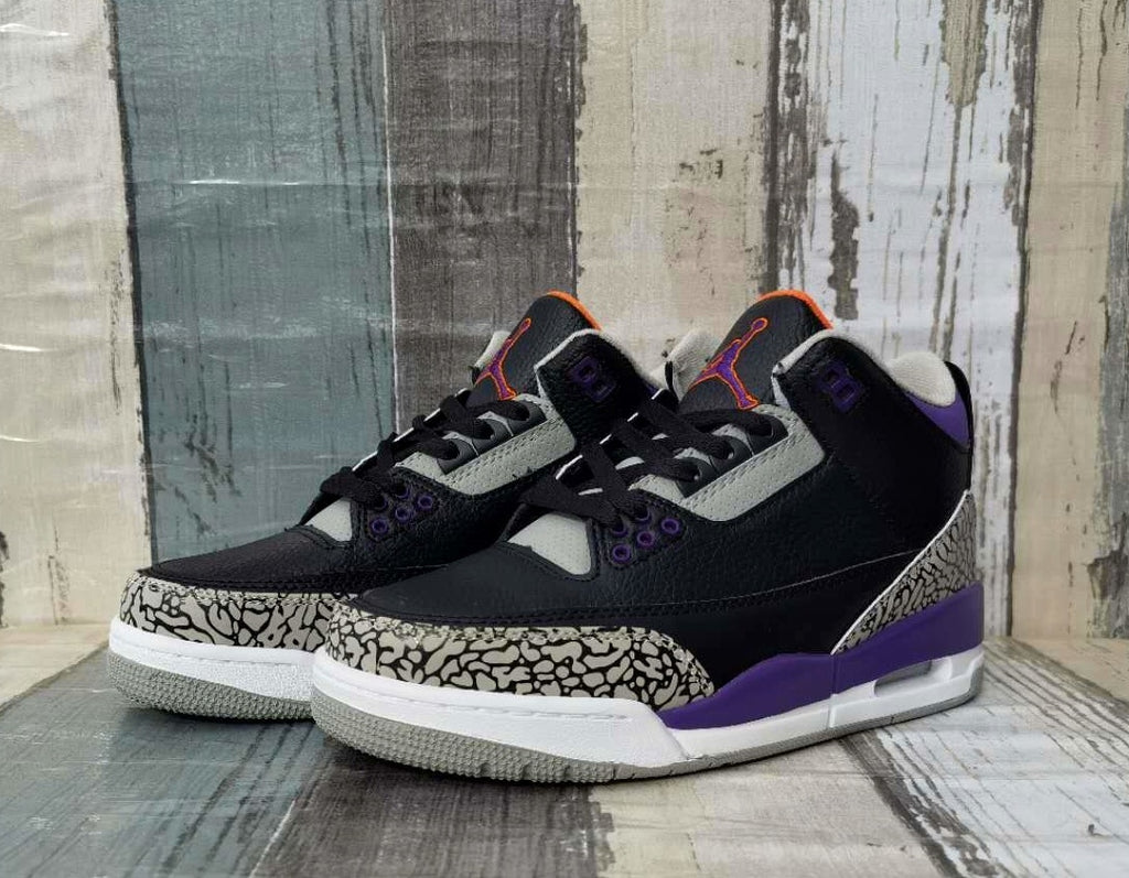 327 — Jordan 3 “Court Purple” — Custom Tribute