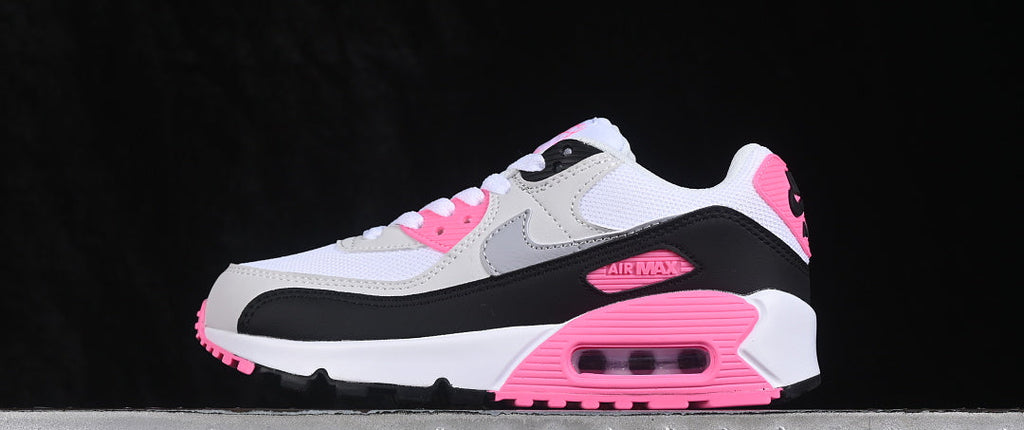 Air Max 90 Design-Inspired - "Rose Pink" "White/Grey/Pink" Custom Tribute - AM90-PINK-007
