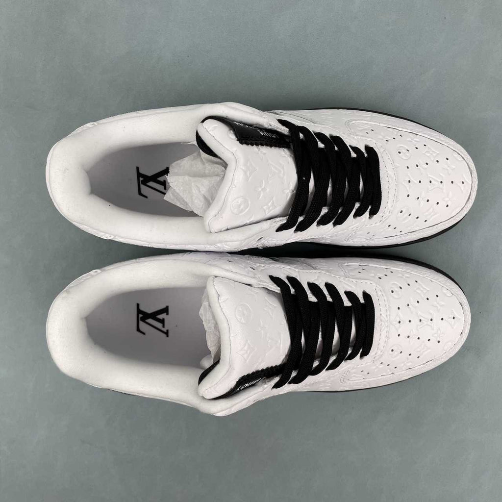 Air Force 1 Low – Design-Inspired “Virgil's: Off‑White" Pack - Grey / Yellow / White / Blue Custom Tribute Build AF1-002