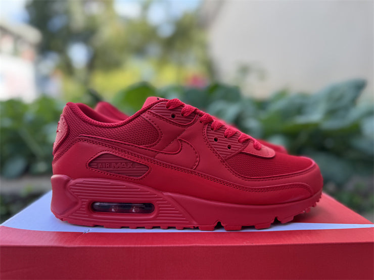 Air Max 90 Design-Inspired - "Varsity Red" "Red" Custom Tribute - AM90-VARRED-003