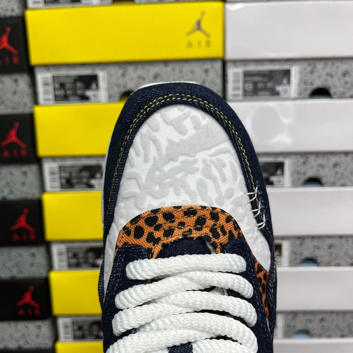 Nike Air Max 1 Design-Inspired - "Denim Leopard" - AM1-DENLEO-013 - Sole Revival and Redemption LLC
